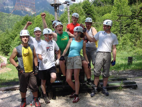 Rafting und Hochseilgarten Mai 2007 - 