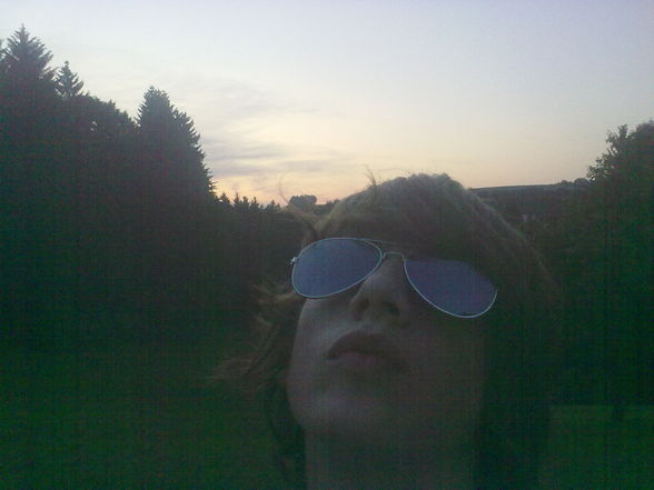 ich mit fliegerbrille - 