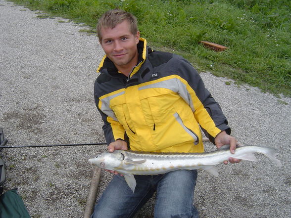 Stef und i beim Fischn!!!!!!!!! - 