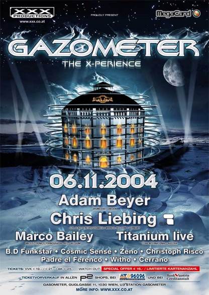 XXX Gazometer Events - 