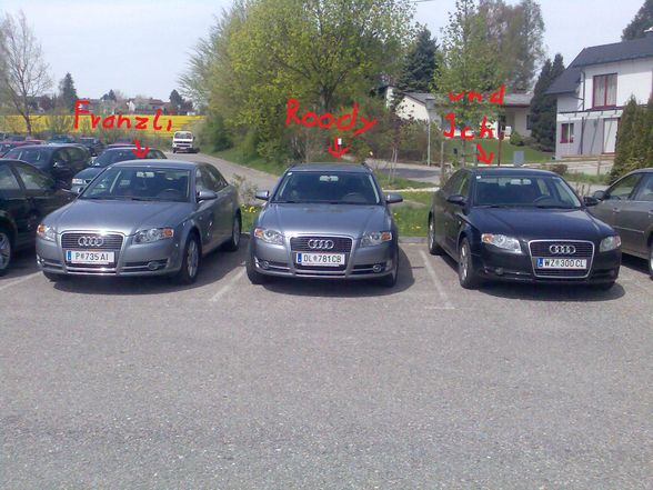 My friends and I mit unsre Cars! - 