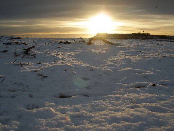 Schnee UND Strand?! schön und weird!!!! - 