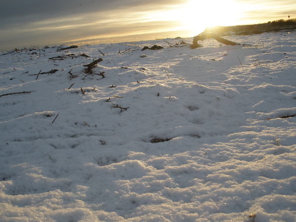 Schnee UND Strand?! schön und weird!!!! - 