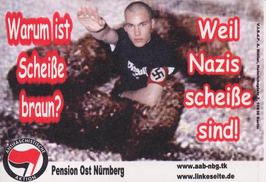 nazis f***t euch - 