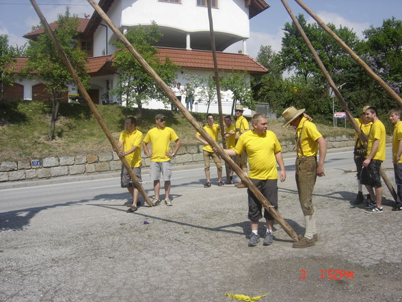 maibaum aufstellen 2009 - 