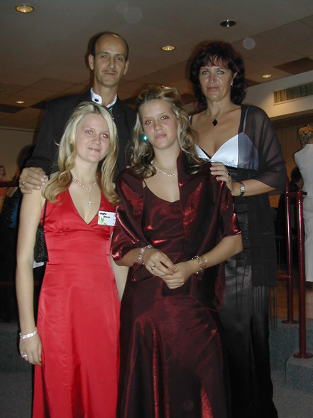 I und mei Family am Maturaball  - 