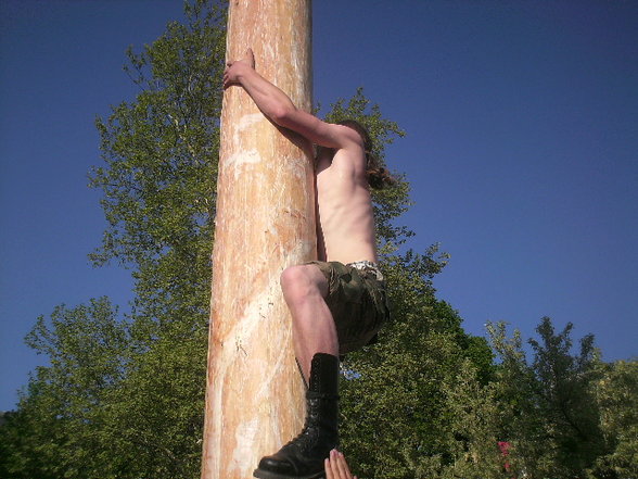 maibaum auFstelLen :D - 