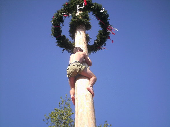 maibaum auFstelLen :D - 