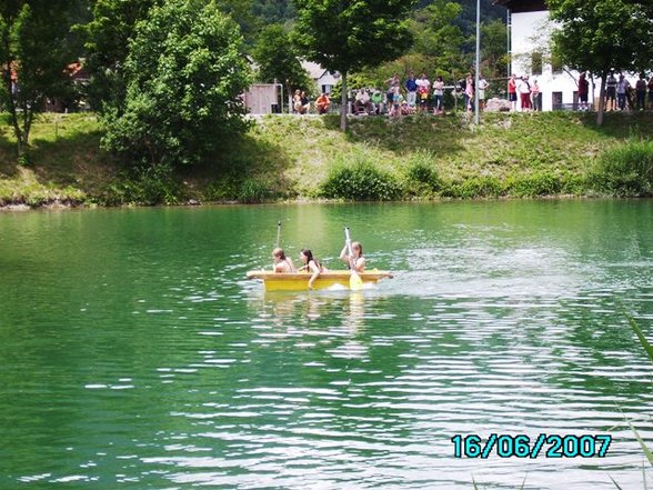 Sautrogrennen und Triatlon inKuchl 16.6. - 