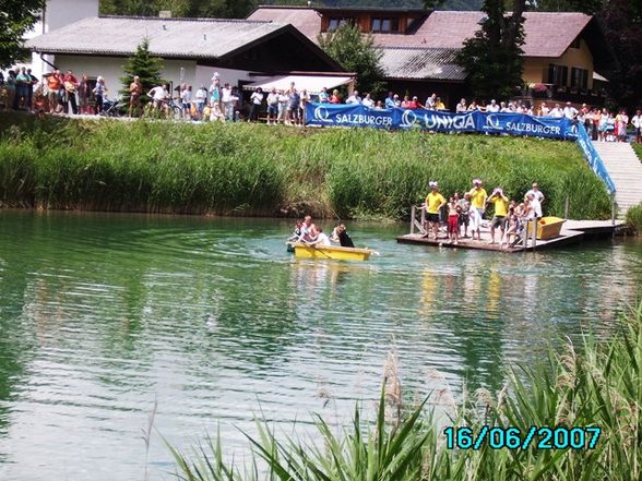 Sautrogrennen und Triatlon inKuchl 16.6. - 