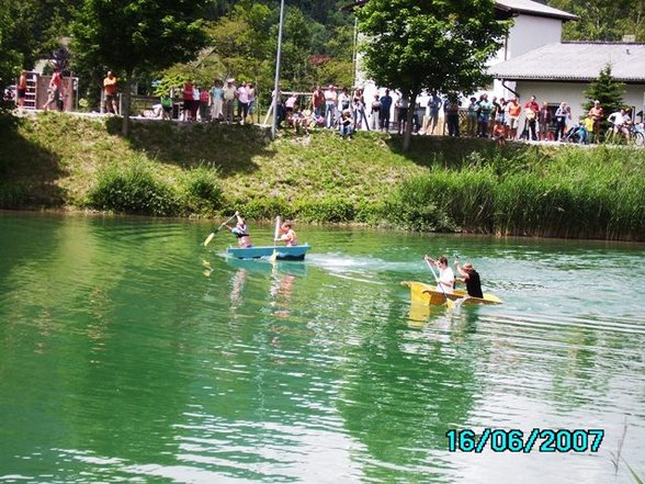 Sautrogrennen und Triatlon inKuchl 16.6. - 