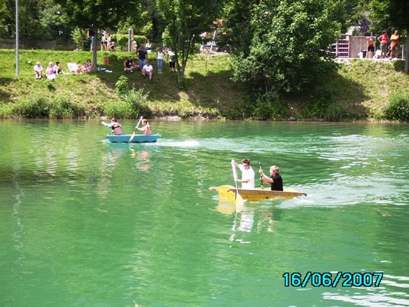 Sautrogrennen und Triatlon inKuchl 16.6. - 