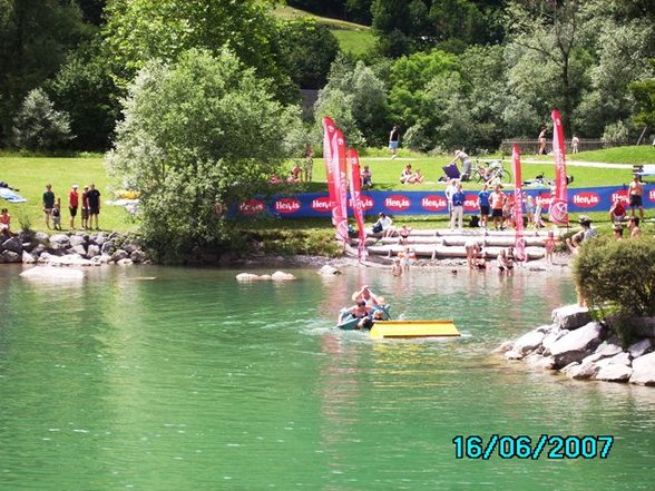 Sautrogrennen und Triatlon inKuchl 16.6. - 