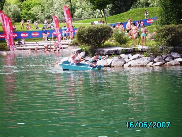 Sautrogrennen und Triatlon inKuchl 16.6. - 