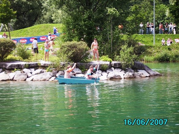 Sautrogrennen und Triatlon inKuchl 16.6. - 