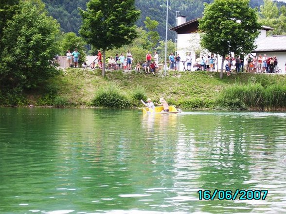 Sautrogrennen und Triatlon inKuchl 16.6. - 