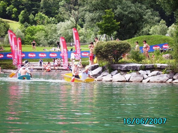 Sautrogrennen und Triatlon inKuchl 16.6. - 