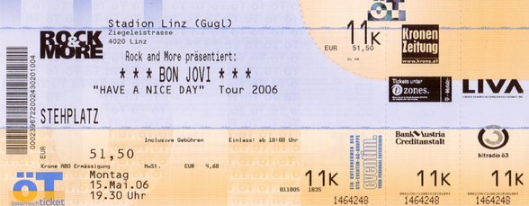 Bon Jovi Konzert 15.05 2006 - 