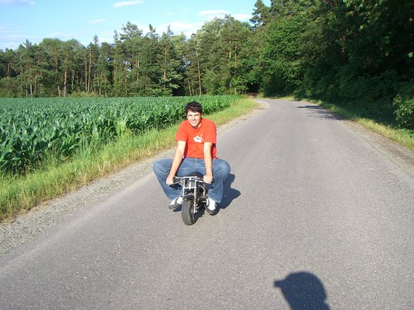 Silvio and i beim Poketbikefahren *hehe* - 