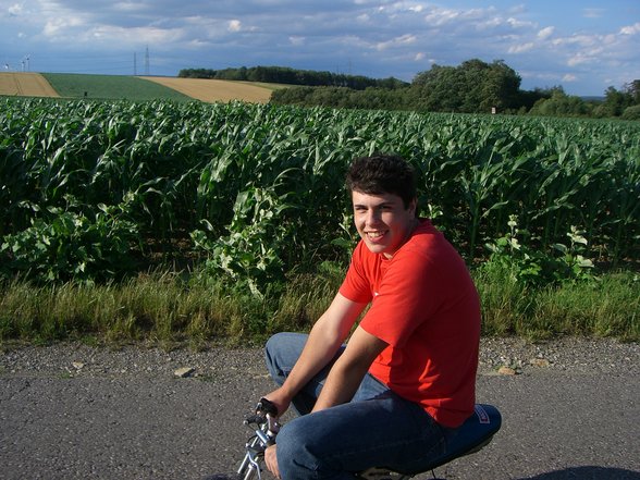 Silvio and i beim Poketbikefahren *hehe* - 