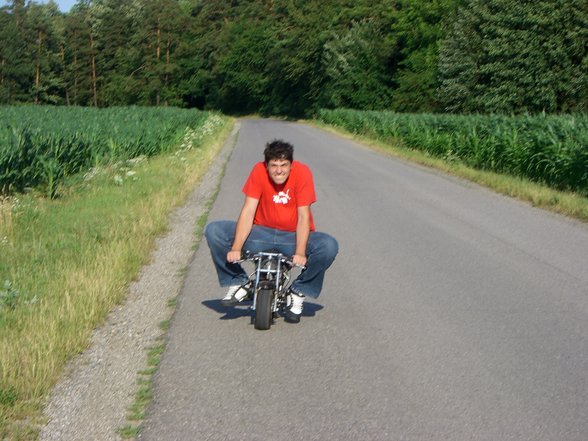 Silvio and i beim Poketbikefahren *hehe* - 