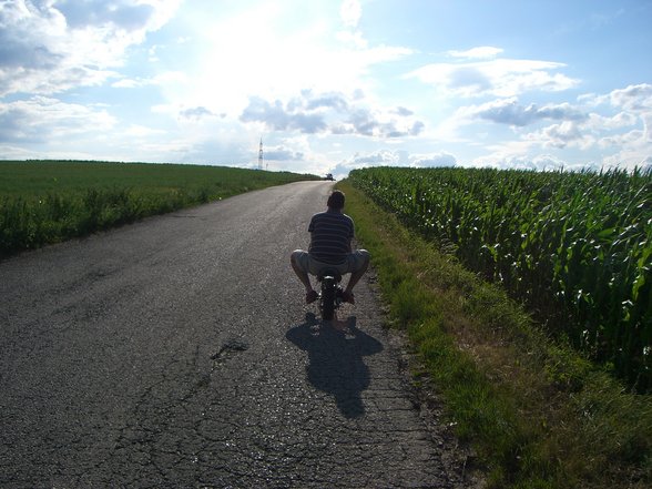 Silvio and i beim Poketbikefahren *hehe* - 