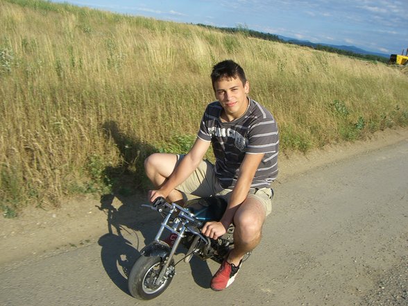 Silvio and i beim Poketbikefahren *hehe* - 