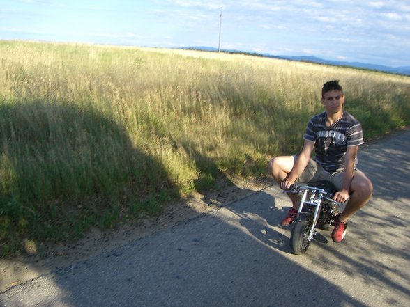 Silvio and i beim Poketbikefahren *hehe* - 