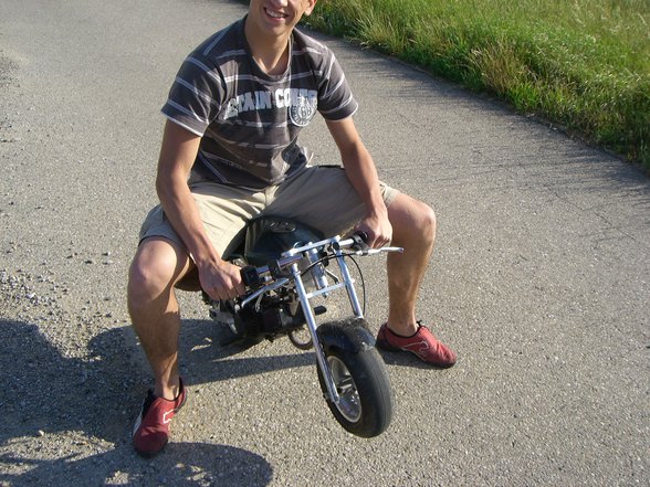 Silvio and i beim Poketbikefahren *hehe* - 