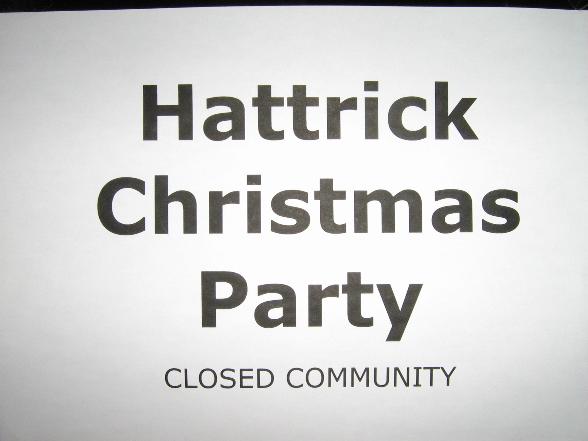 Hattrick Weihnachtsfeier - 