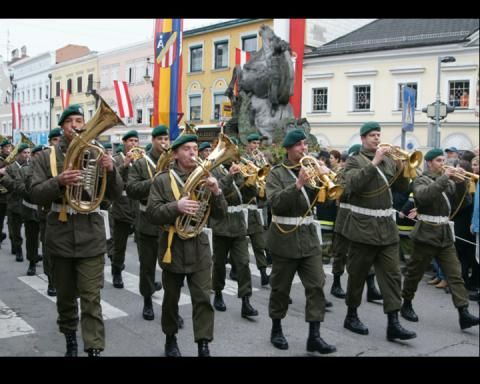 Militärmusik OÖ Angelobung - 