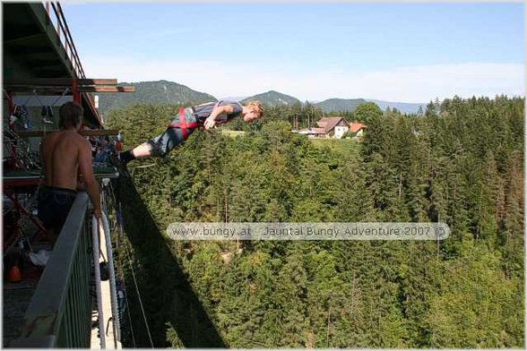 freier Fall von der Jauntalbrücke - 