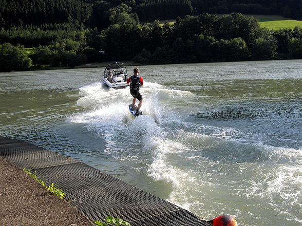 beim wakeboarden - 