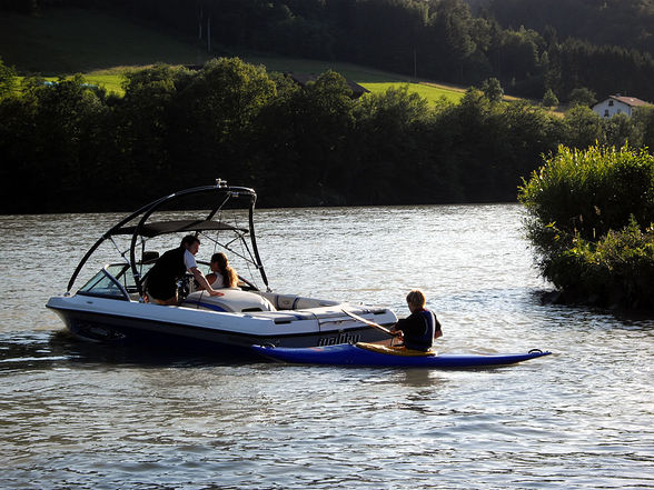 beim wakeboarden - 