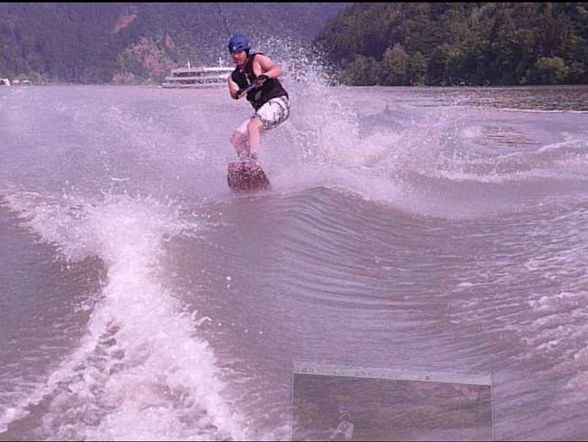 beim wakeboarden - 