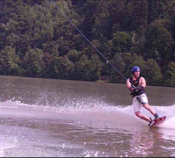 beim wakeboarden - 