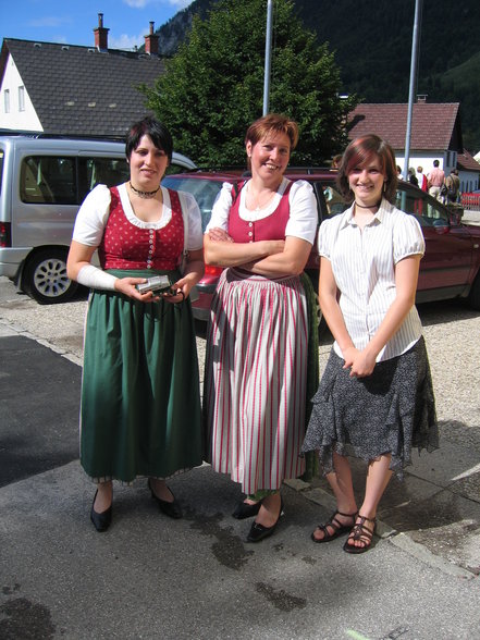 Firmung von Schwesterchen und cousine - 