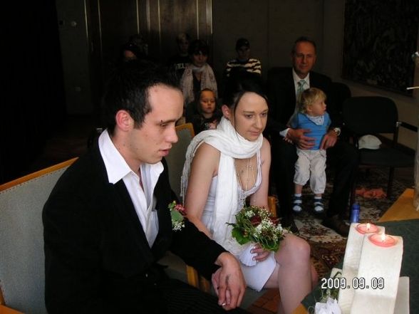 Unsere Hochzeit am 09.09.2009 - 