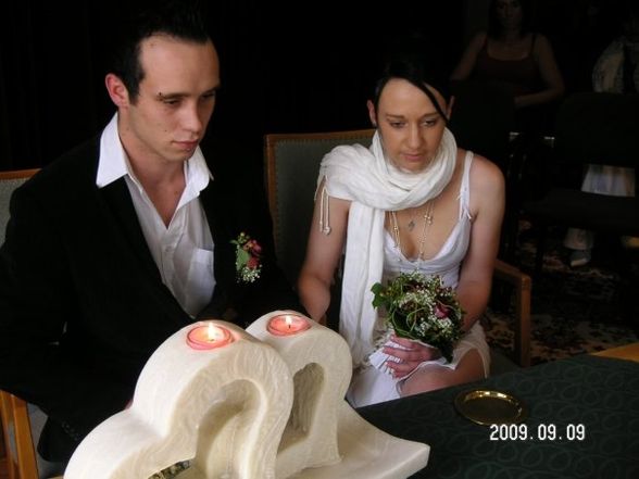 Unsere Hochzeit am 09.09.2009 - 