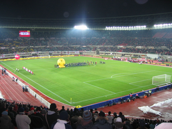 Fussballspiel Österreich-England - 