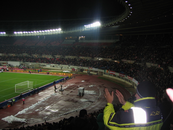 Fussballspiel Österreich-England - 