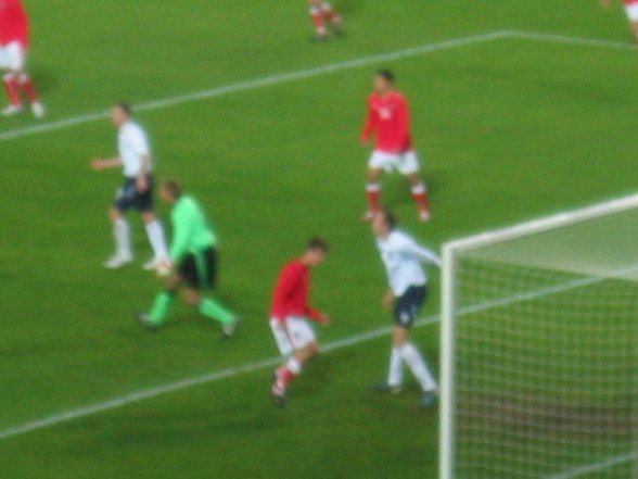 Fussballspiel Österreich-England - 