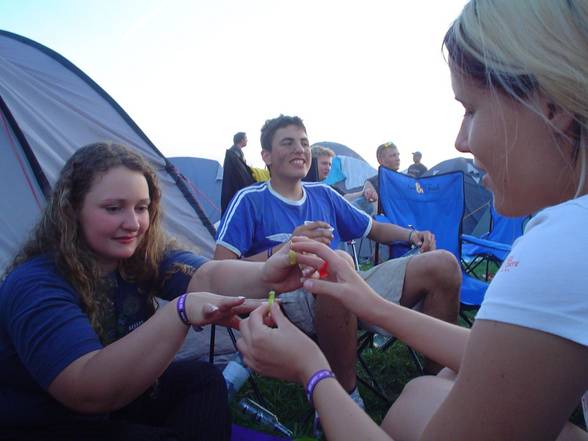 friends und ich am Novarock 2006 - 