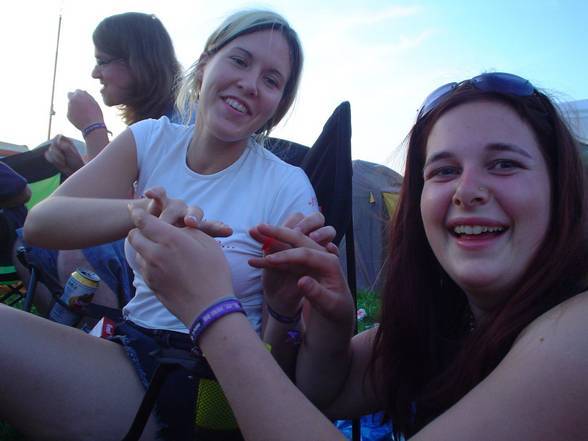 friends und ich am Novarock 2006 - 