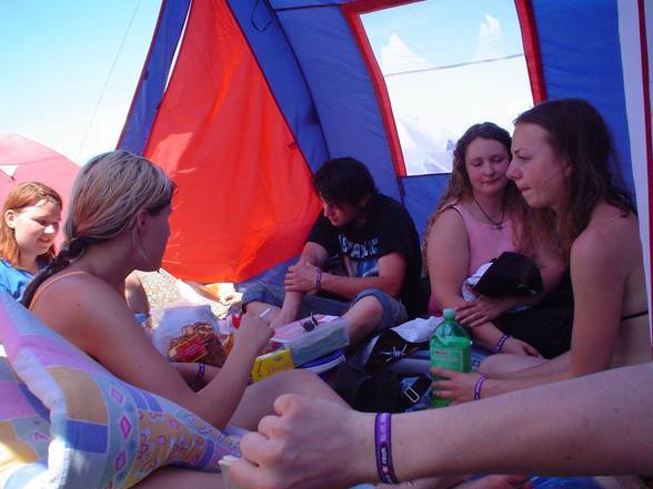 friends und ich am Novarock 2006 - 