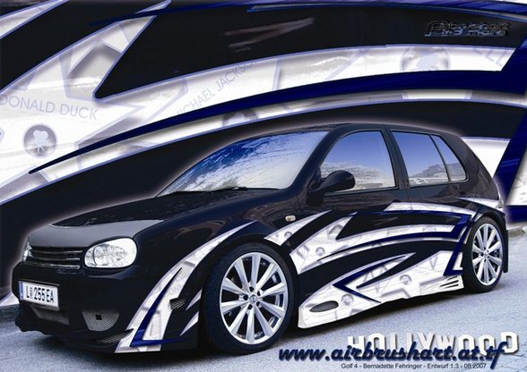 Custompainting Golf 4 - 