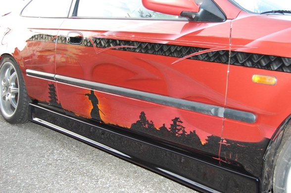 Custompainting Honda Civic - 