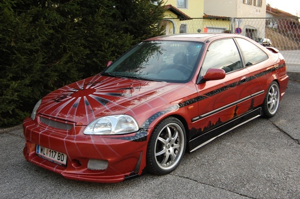 Custompainting Honda Civic - 