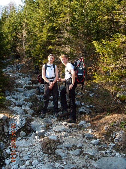 Bergsteigen am gr. Priel - 