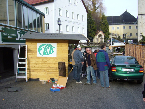 Hüttenbau und weihnachtsmarkt 2007 kemat - 